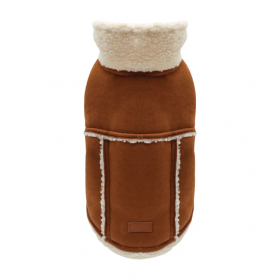 Яке с подплата и яка от шерпа Croci JACKET OUTDOOR - имитация на овча кожа